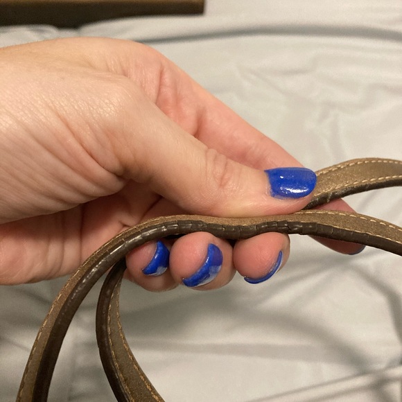 Large Signature Stripe Brown/Bronze Tote - Picture 8 of 8